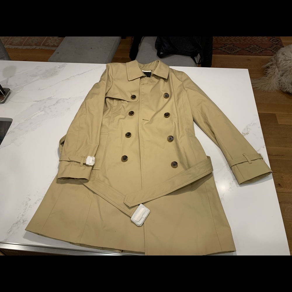 Jcrew cotton trench coat